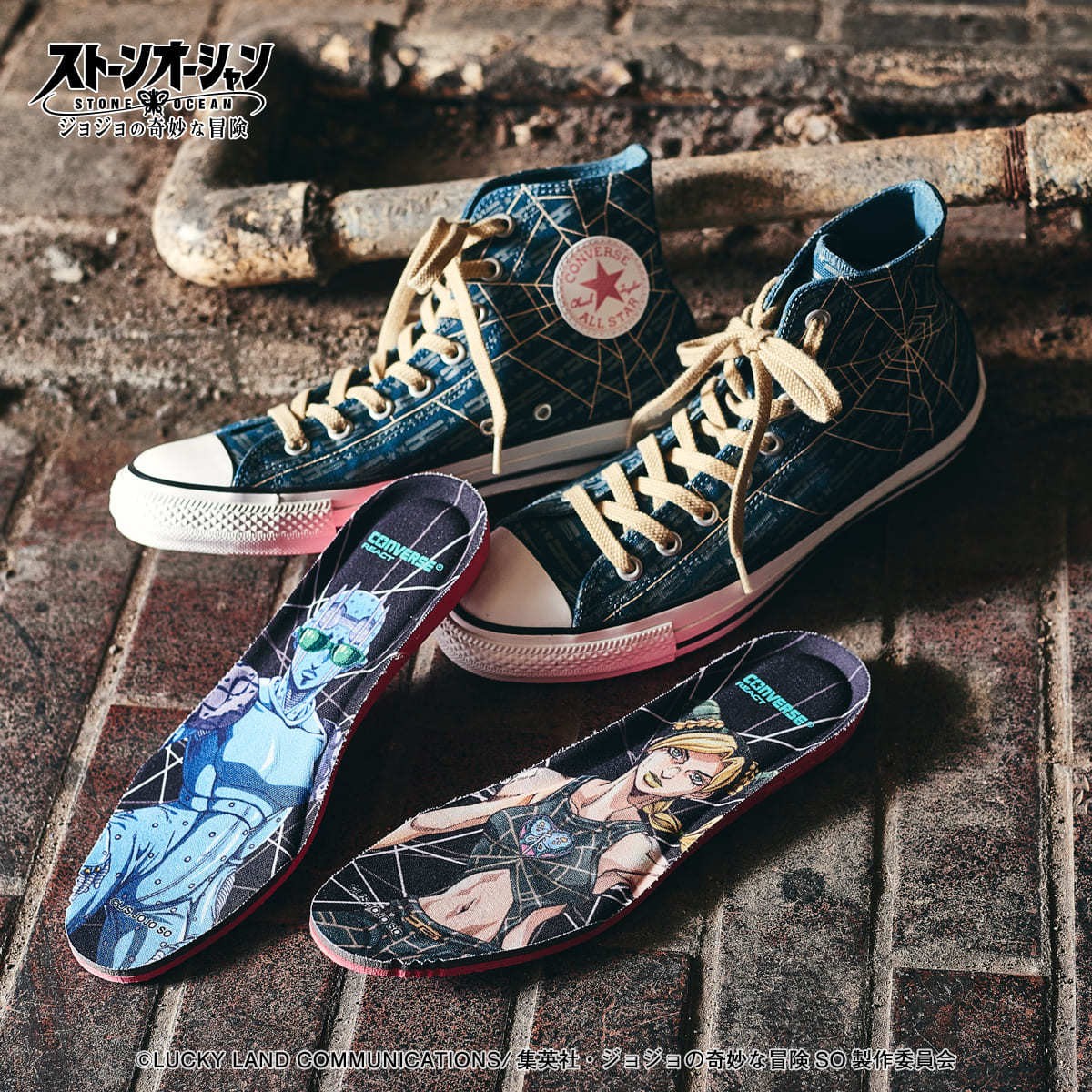 徐倫モデル 26cm CONVERSE ジョジョの奇妙な冒険 ストーンオーシャン-