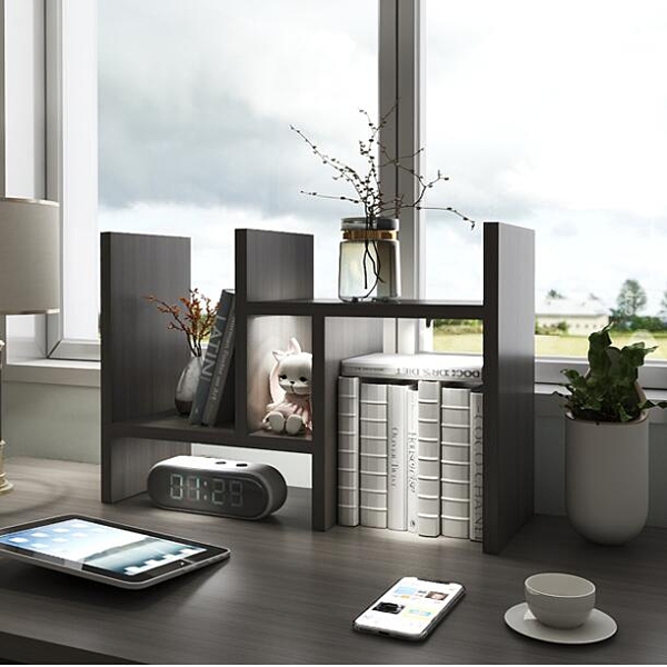 書架 書桌上學生書架兒童書柜簡易置物架家用書房辦公室收納架寢室整理TW【快速出貨八折搶購】