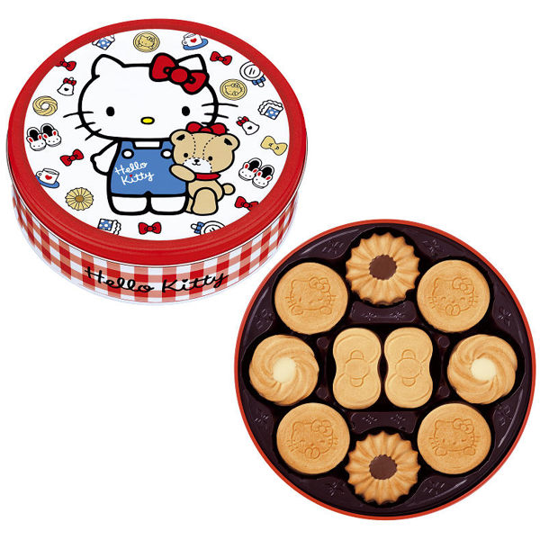 【ＫＰ】日本 北日本 Hello Kitty 造型 綜合餅乾禮盒 曲奇 60入 326.4g 日本製造進口 490136