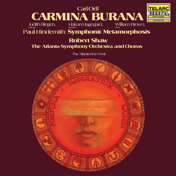 卡爾歐福 布蘭詩歌 亨德密特 交響變容 羅伯蕭 Carl Orff Carmina Burana TEL00006