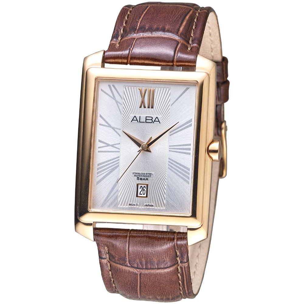 【ALBA】天長地久情人男錶-銀白/金(AS9B60X1)