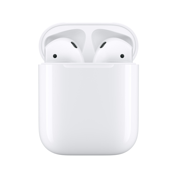 全新 AirPods 重新詮釋無線耳機的使用體驗，只要從充電盒中取出，就能立即搭配你的 iPhone、Apple Watch、iPad 或 Mac 使用。輕點一下就可完成設定，AirPods 就是那麼