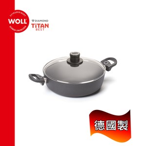 《WOLL》德國歐爾 鈦鑽 28cm鑄造不沾湯鍋_圓形鍋