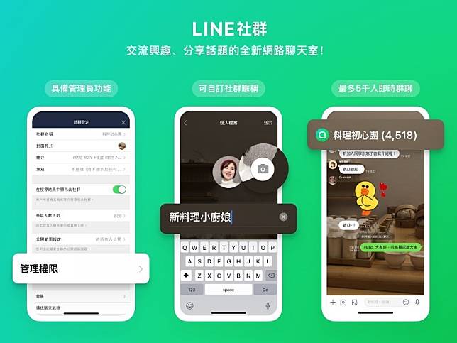 支援五千人群聊、開放匿名加入！LINE新推「社群」功能是為了什麼？