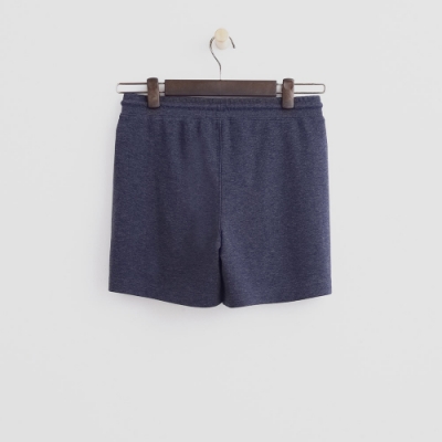 Hang Ten - 女裝 - 素面口袋設計運動短褲 - 藍