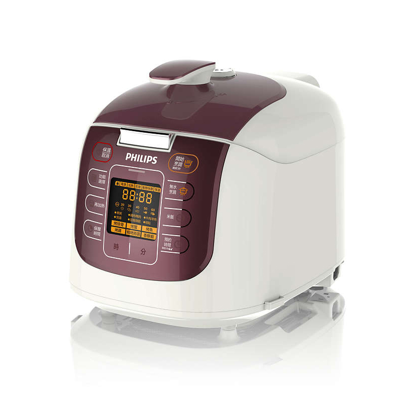 ★送專用不鏽鋼內鍋+食譜(限量)★智慧萬用鍋-晶豔紫(HD2179/50)