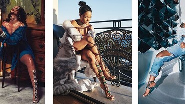 蕾哈娜真的很忙！全新聯名鞋款即將發售，高調奢華的祖母綠大寶石叫人怎麼移開視線！