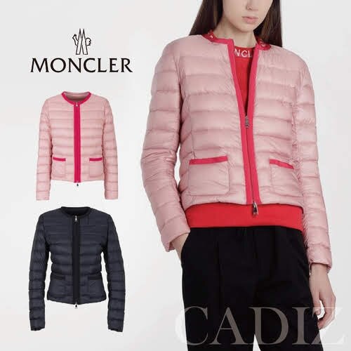預購 義大利正品 Moncler CRISTALLETTE PADDED JACKET 粉色藍色中性率性輕量羽絨外套
