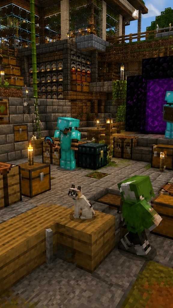 マイクラ人狼!統合版で雑談からアドオン制作まで幅広くこなすオプ!主はJavaもやってるよ!