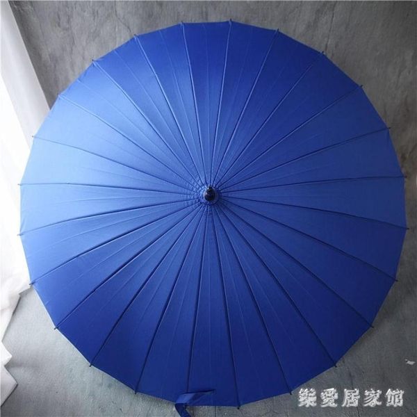 遇水開花晴雨傘浮水櫻花粉色24骨直桿傘馬卡龍日式復古長柄傘 Gg1621『樂愛居家館』