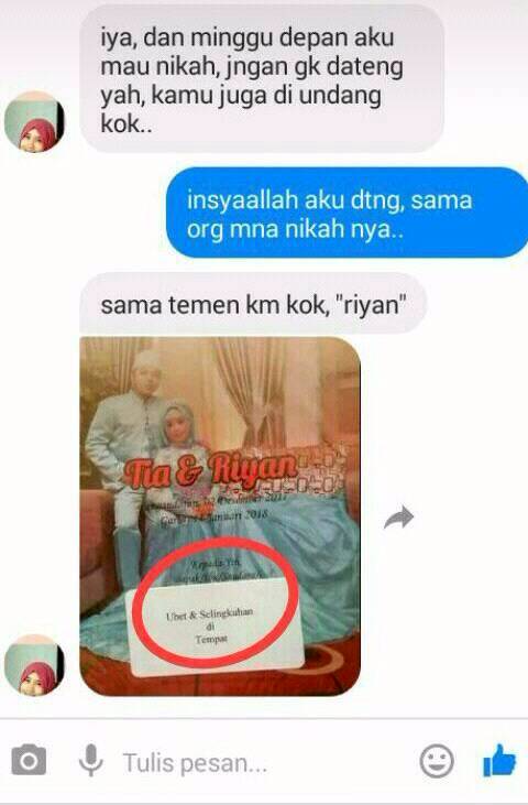 Pria Ini Dikirimi Undangan Nikah Dari Mantan Tulisan