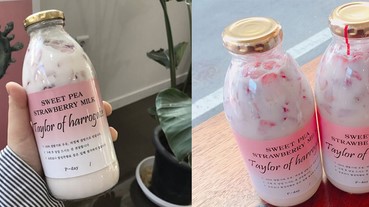 韓國曝光率極高的草莓牛奶超誘人，滿滿的新鮮果粒太犯規啦～