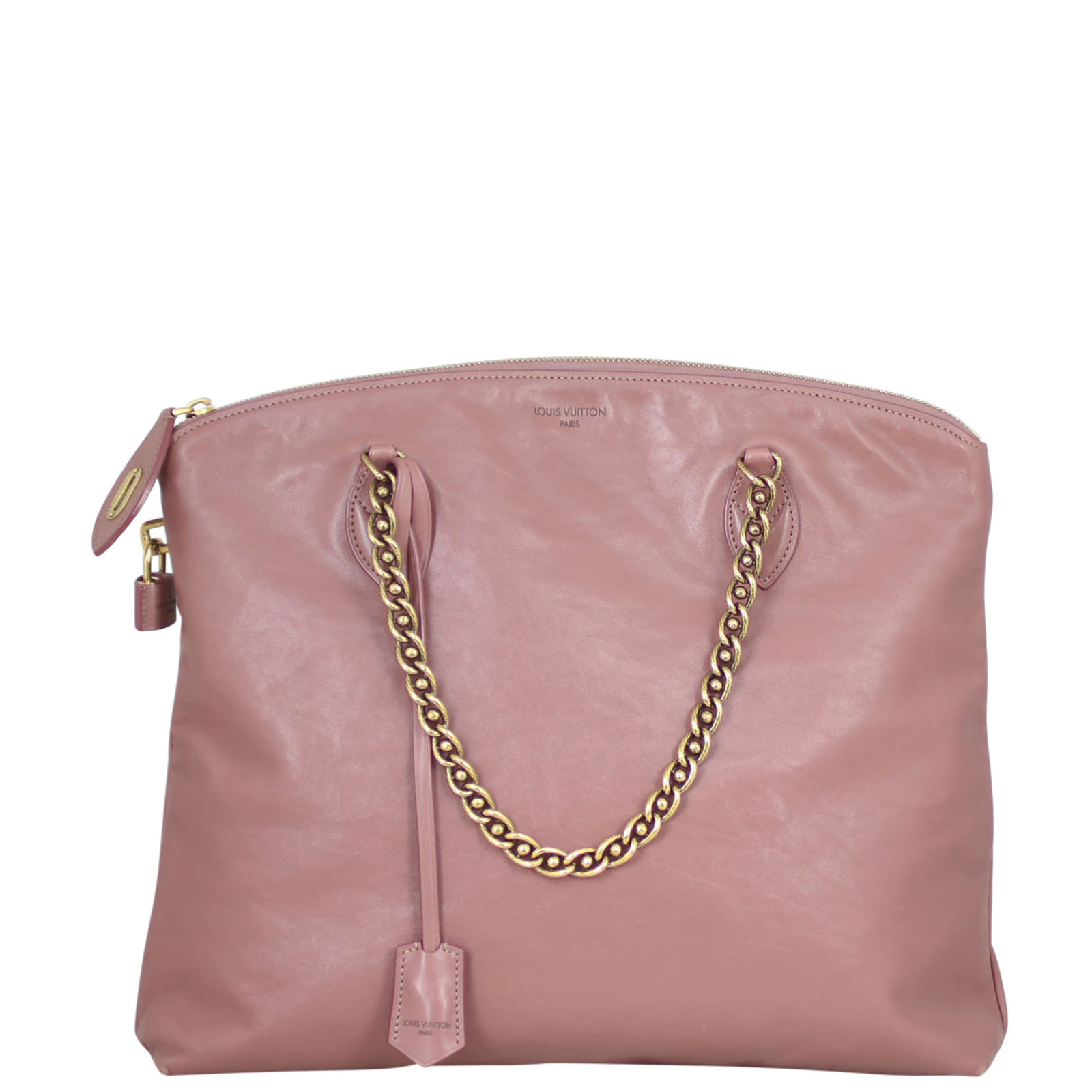 For Louis Vuitton's Fall-Winter 2013-14 collection, the Lockit Shoulder Bag was recreated from luxur