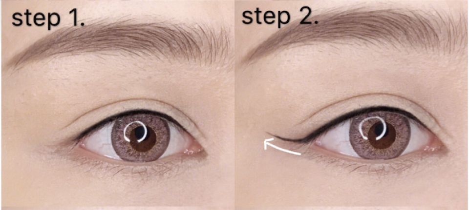 宋慧喬、楊冪、李多熙眼線畫法