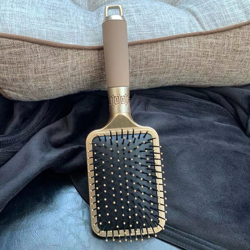 日式高檔氣囊梳子方頭按摩梳防脫發女男家用氣墊保健梳卷發大板梳