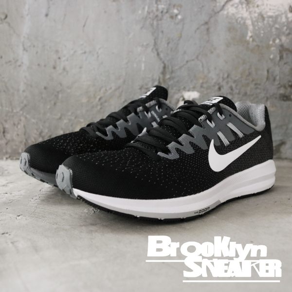 NIKE W AIR ZOOM STRUCTURE 20 黑灰 網布 女(布魯克林) 849577-003