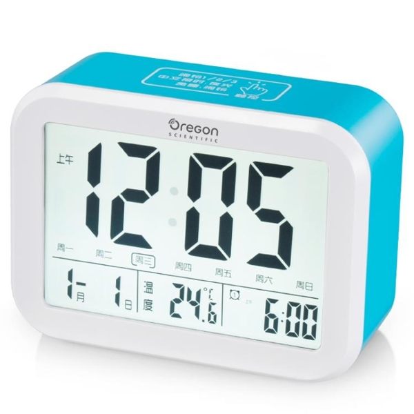 店長推薦★LED創意電子鐘音樂鬧鐘8色可選~