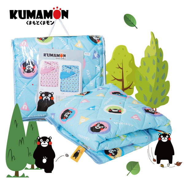 熊本熊 派對 藍 涼被 單人 台灣製 伊尚厚生活美學