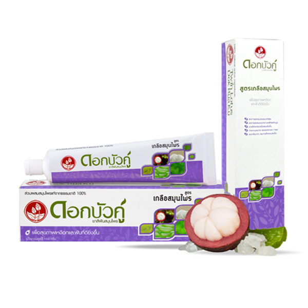 【Twin Lotus雙蓮】皇室草本海鹽淨白牙膏90g