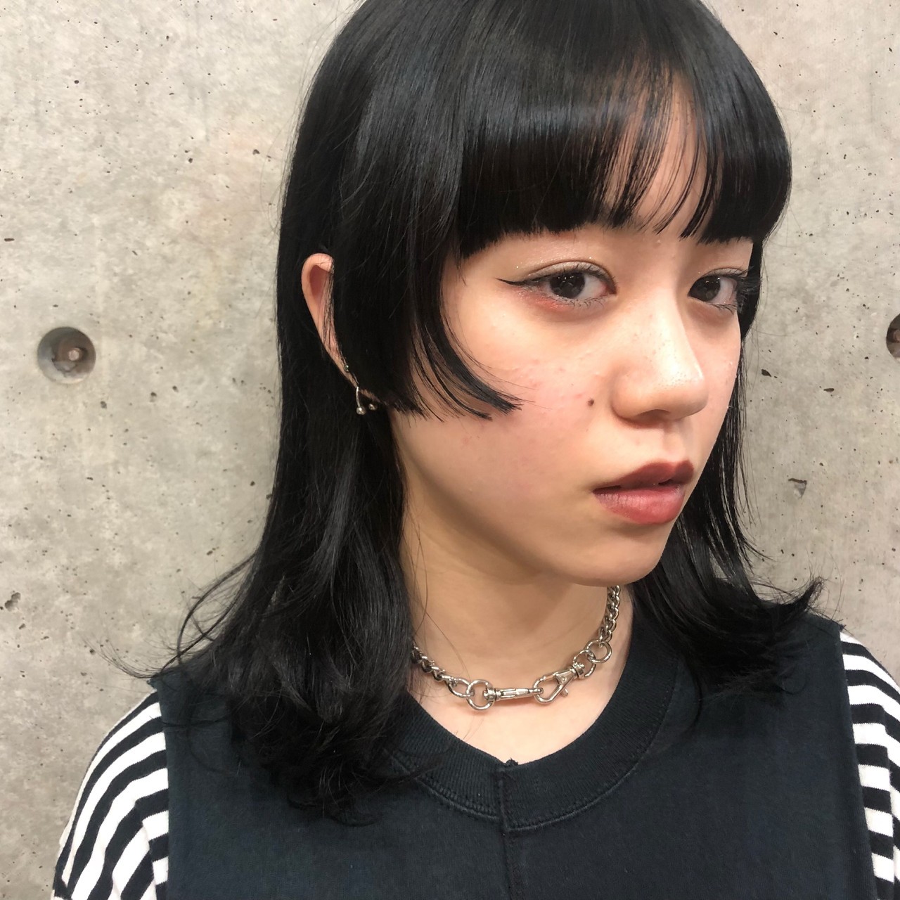 流行りに敏感な女子は姫カットに移行中 Hair