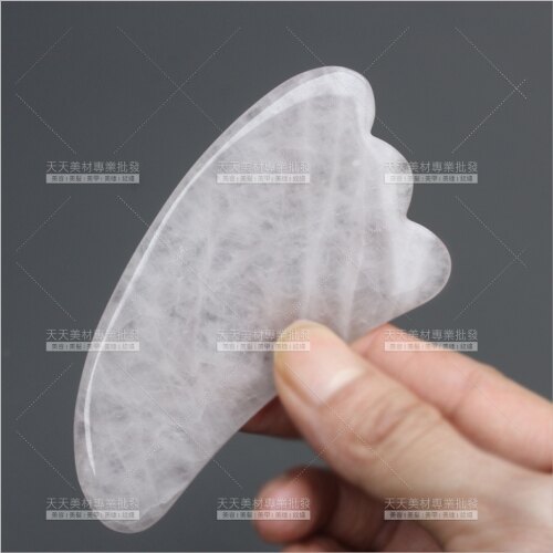 粉晶刮痧板-單入(三角款/微透明)身體按摩油壓經絡穴道[50196]