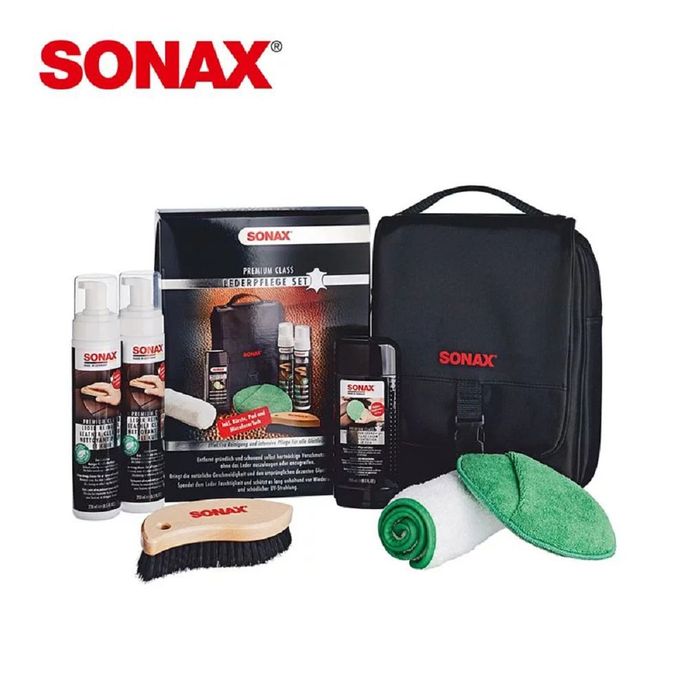 【SONAX】旗艦級真皮鍍膜組【車麗屋】