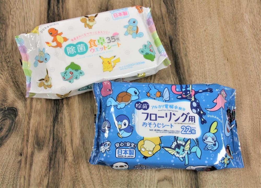 ダイソー 可愛い の声続出 ポケモンのお掃除シートは全部集めたい