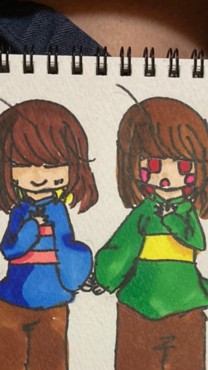 アンダーテールイラスト描いてる人来てねー！