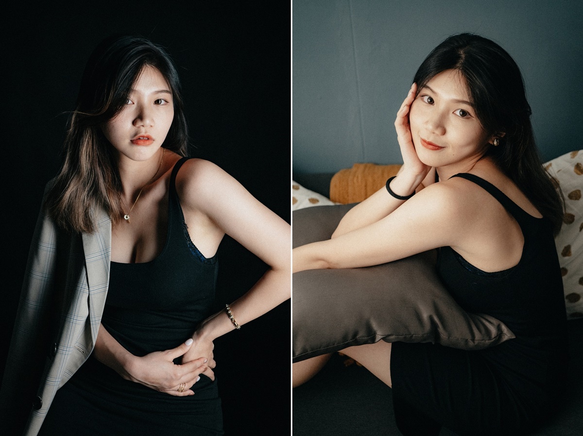 在人像上，髮絲的細節，對焦在眼睛上的精準都令人滿意。（左圖：f/1.7，1/320秒，ISO 250。右圖：f/1.7，1/250秒，ISO 800）