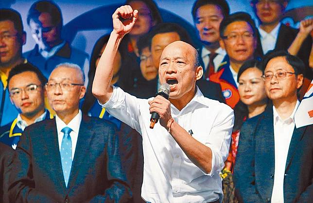 台灣政情 2020大選選情觀察－總統大選民調 韓蔡差距縮小
