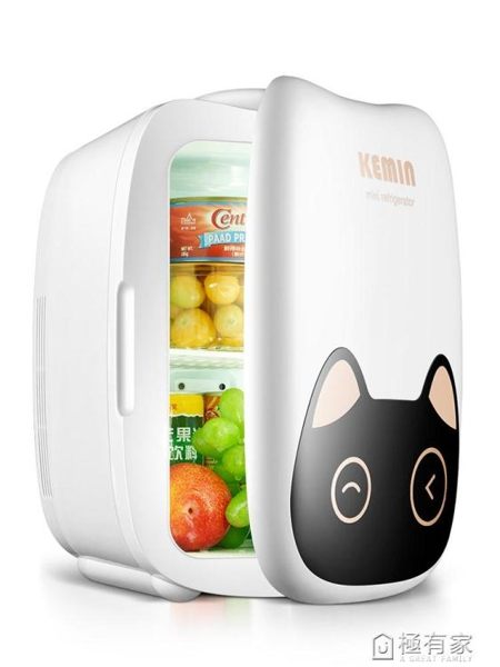 科敏K6車載迷你小冰箱小型家用租房用製冷學生mini宿舍面膜化妝品 ATF 極有家
