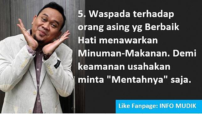 8 Tips Mudik ala Cak Lontong 'Ingat, Ini Mudik Bukan Minggat'