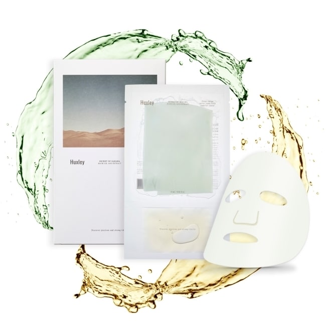 HUXLEY 赫斯莉 仙人掌保濕精油面膜 一盒三片 ( 25ml/片 )