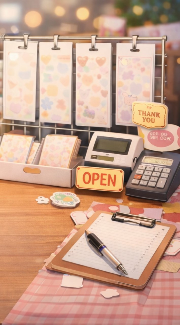 シール販売員の気持ち、ここに貼っとく