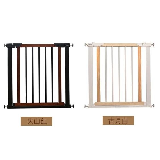 實木寶寶門欄兒童安全門圍欄嬰兒隔離欄桿樓梯口防護欄寵物柵欄門