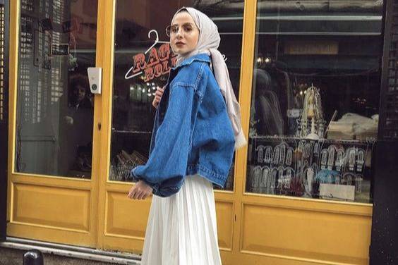 880+ Model Hijab Jaket Jeans HD