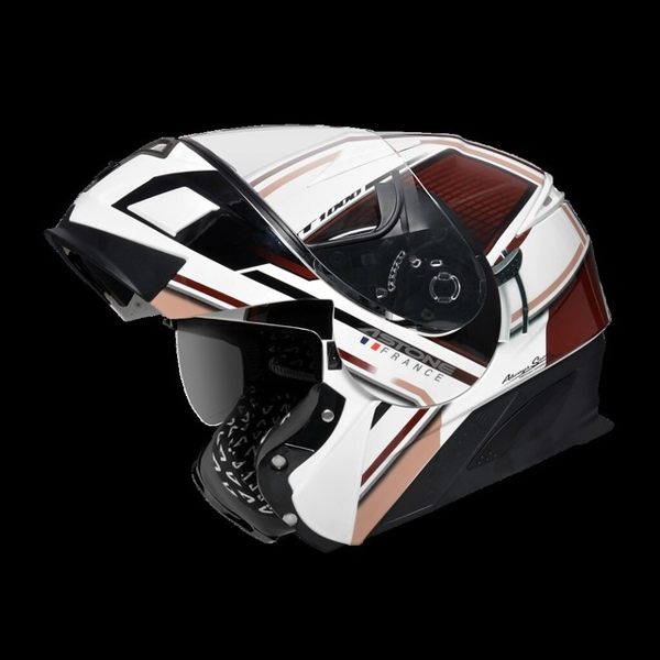 ASTONE安全帽，RT1000，AB15/白咖啡