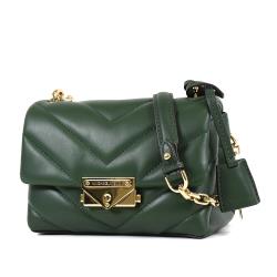 ◎◆細緻小羊皮|◎◆韓素希同款|◎◆精緻俐落款品牌:MichaelKors/MK品牌定位:國際精品背法:斜背/側背包款:斜背包/側背包顏色:綠色系外層材質:羊皮適用性別:女生開口方式:磁釦/壓釦式尺寸