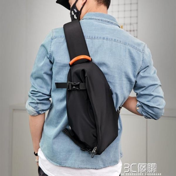 胸包 胸包男士包包 單肩包斜跨包斜挎多功能防水運動小背包 3C優購