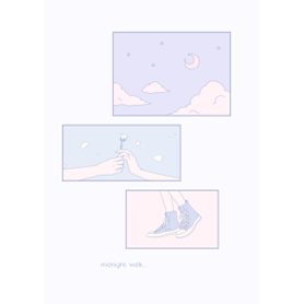 真夜中の散歩 #ラベンダー