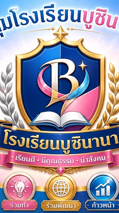 🩷🤍🩵โรงเรียนบูชินานา🏫
