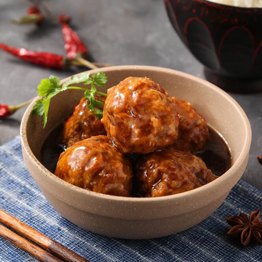 【大江生鮮】台式紅燒獅子頭 x2盒(800g±10%/固形物重600g/盒) 萊爾富 廠商直送 冷凍