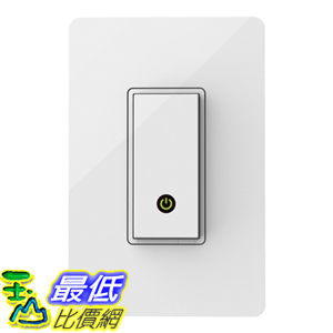 美國貝爾金 Belkin WeMo Light Switch 智慧型電燈開關 支援 iPhone / iPad / iPod / Android 4.0以上 控制開關