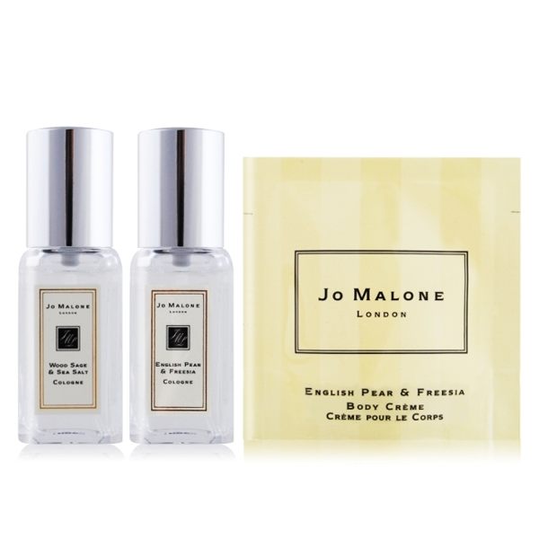 Jo Malone 鼠尾草+英國梨(9ml)X2+英國梨與小蒼蘭潤膚霜(7ml)