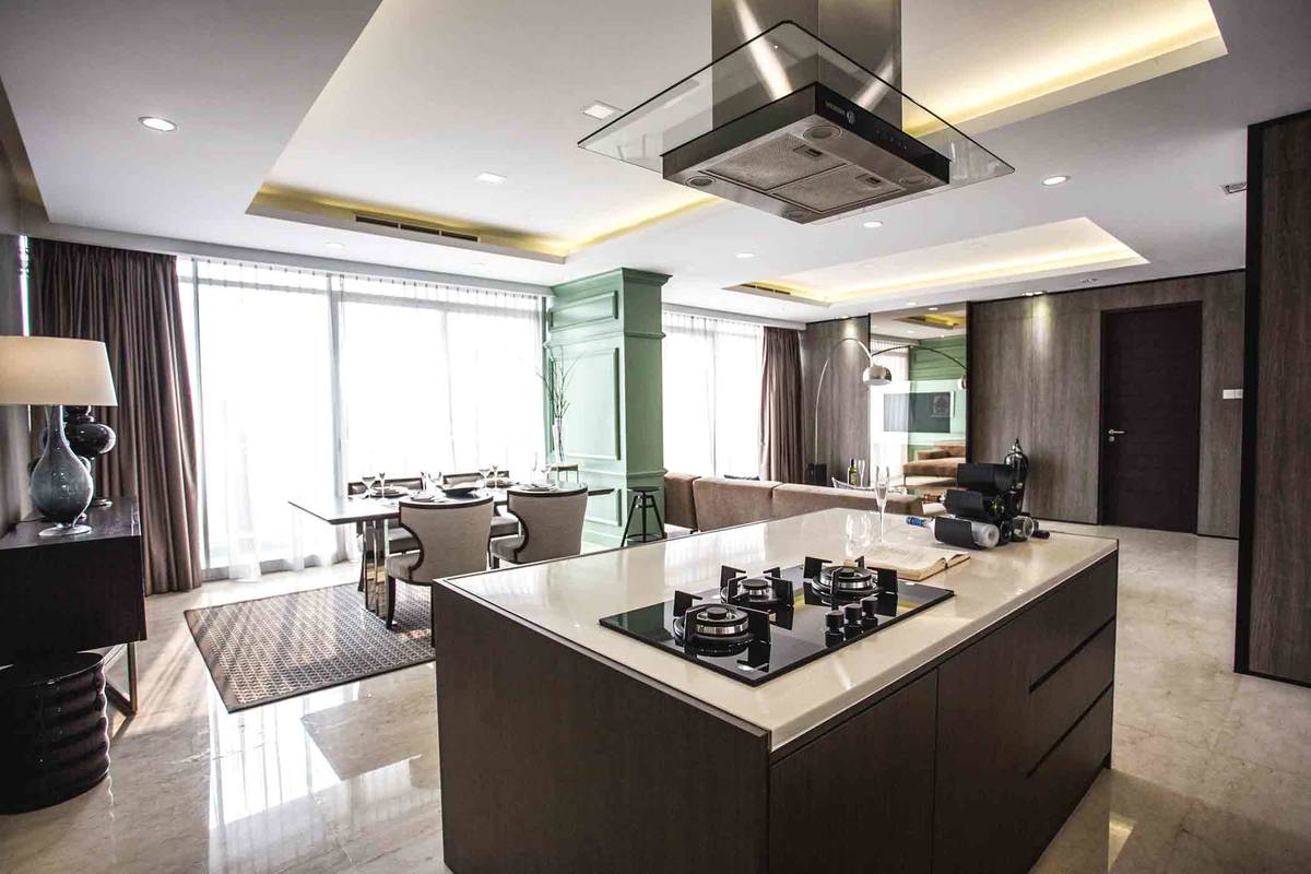 Desain Interior Apartemen Modern Kontemporer Ala Samitrayasa Yang Tampil Mewah Arsitagcom LINE TODAY