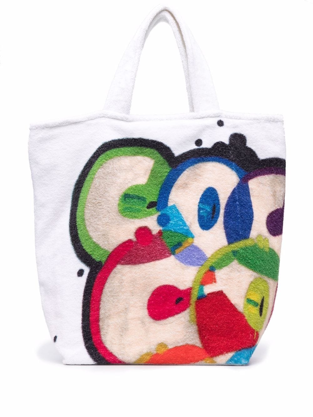 CHANEL Pre-Owned - 2020s large logo beach set - women - Cotton - One Size - White