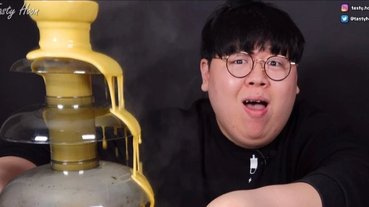 一雪前恥！韓國吃播網紅「起司噴泉」重新挑戰成功，網友獻上祝福：可喜可賀！