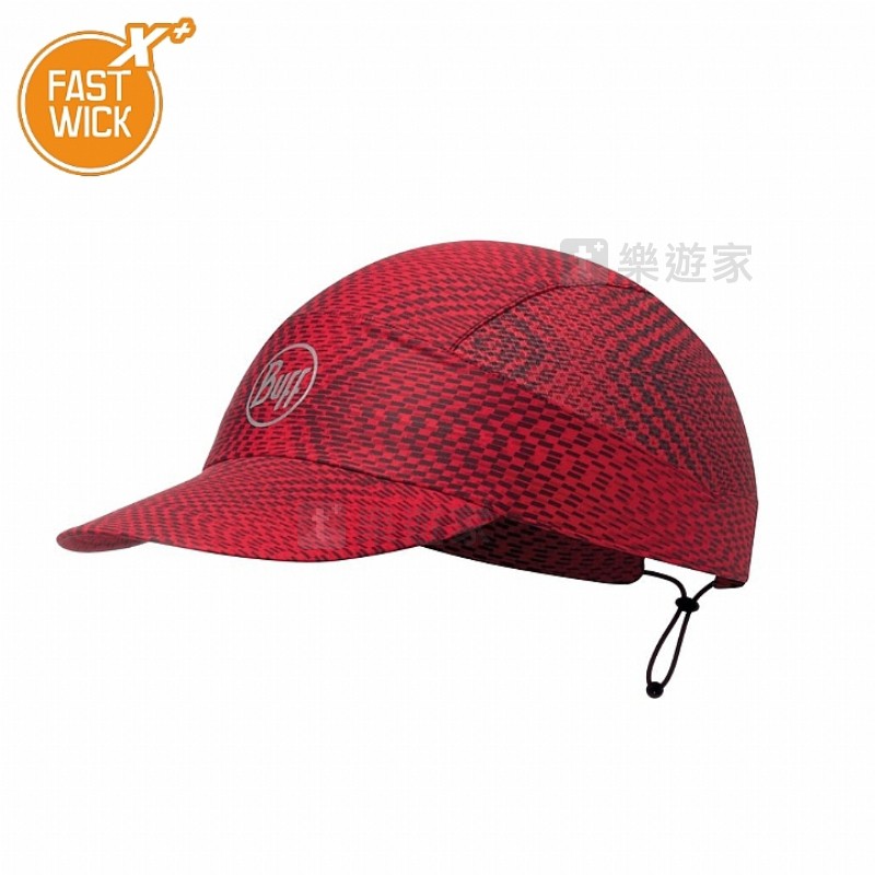 [款式:BF113705-425-10-00] BUFF 紅莓果醬 FASTWICK極速排汗遮陽帽