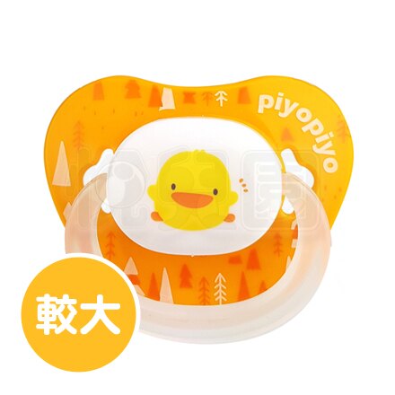 黃色小鴨 拇指型安撫奶嘴6m+(較大型)【悅兒園婦幼生活館】