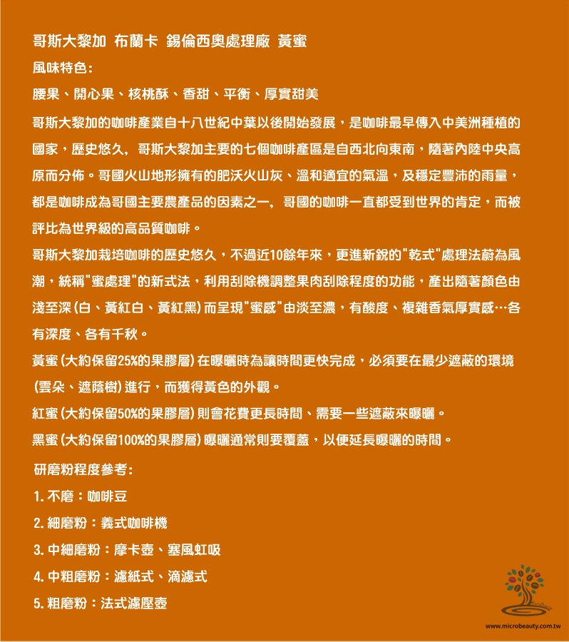 哥斯大黎加 布蘭卡 錫倫西奧處理廠 黃蜜